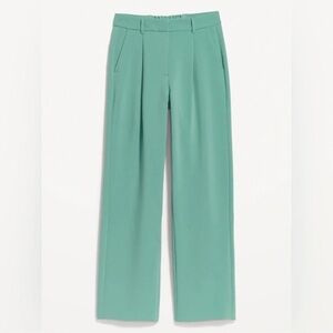 Old Navy Green Wide Leg Pants High Waisted